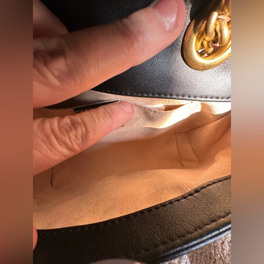 🎸GUCCI🎸🔥NWOT🔥Authentic Marmont Mini Matelassé Shoulder Bag - Picture 5 of 16